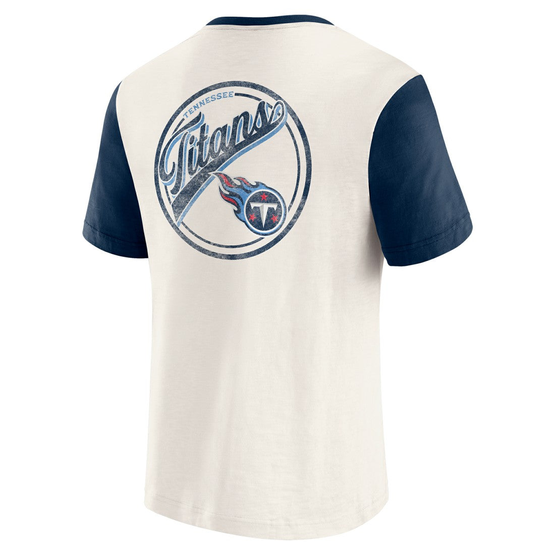 Tennessee Titans Darius Rucker Collection Henley Colorblock Slub Pocket T-Shirt | NFL Discount