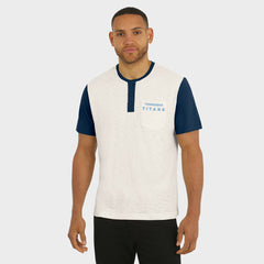 Tennessee Titans Darius Rucker Collection Henley Colorblock Slub Pocket T-Shirt | NFL Discount