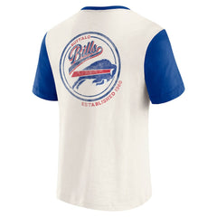 Buffalo Bills Darius Rucker Collection Henley Colorblock Slub Pocket T-Shirt | NFL Hot
