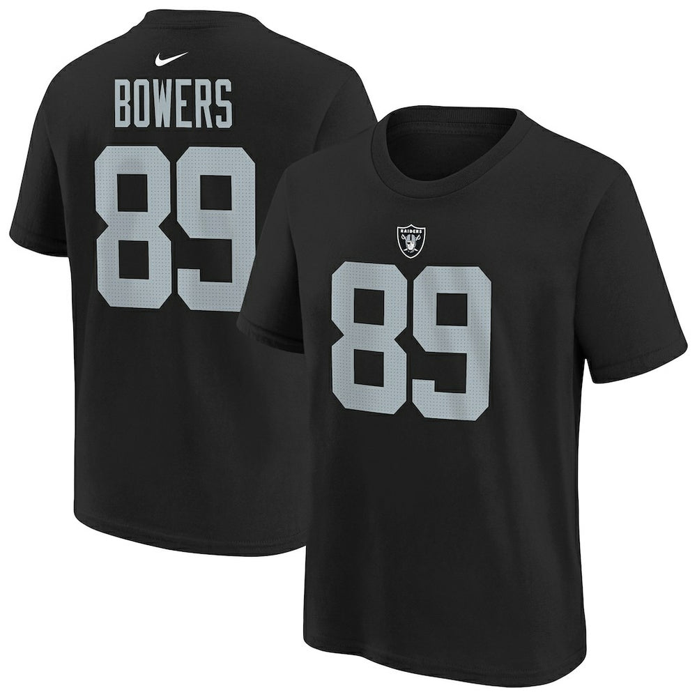 Las Vegas Raiders Brock Bowers  Youth Player Name & Number T-Shirt | NFL Hot
