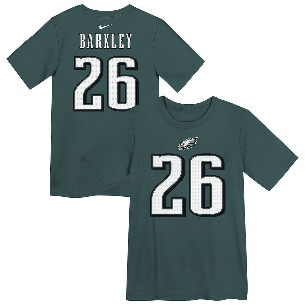 Philadelphia Eagles Saquon Barkley  Preschool Player Name & Number T-Shirt | NFL Outlet