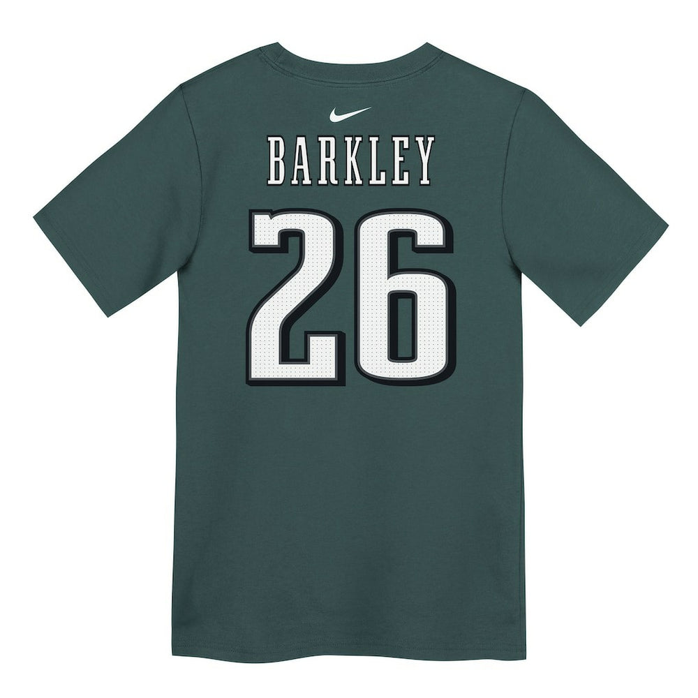 Philadelphia Eagles Saquon Barkley  Preschool Player Name & Number T-Shirt | NFL Outlet