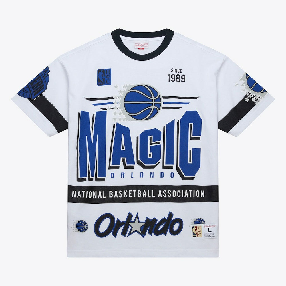 White Orlando Magic Unisex Hardwood Classics Vintage Team Origins Premium T-Shirt | NBA
