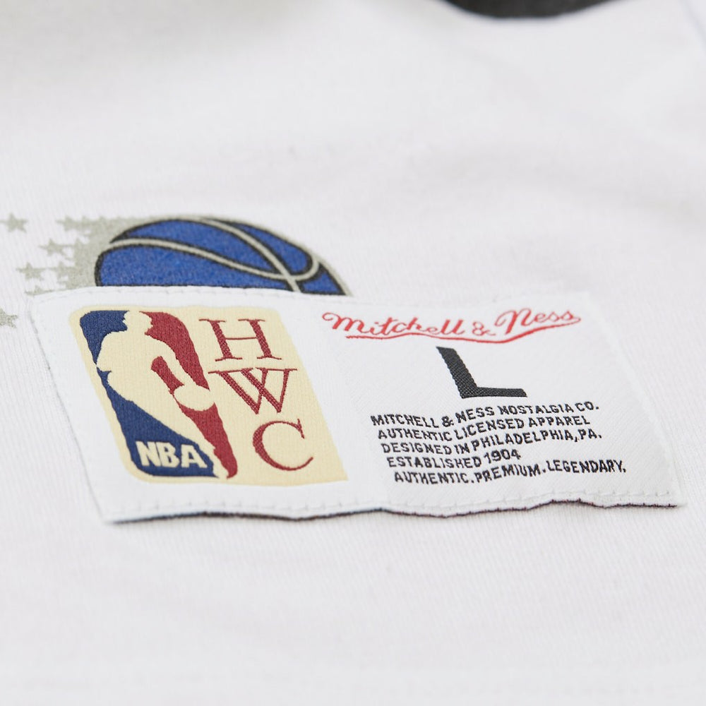 White Orlando Magic Unisex Hardwood Classics Vintage Team Origins Premium T-Shirt | NBA