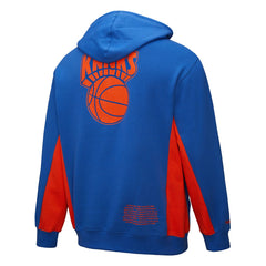 Blue New York Knicks Hardwood Classics Team Origins Fleece Pullover Hoodie | NBA