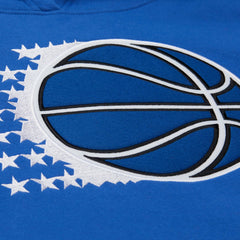 Blue Orlando Magic Hardwood Classics Team Origins Fleece Pullover Hoodie | NBA