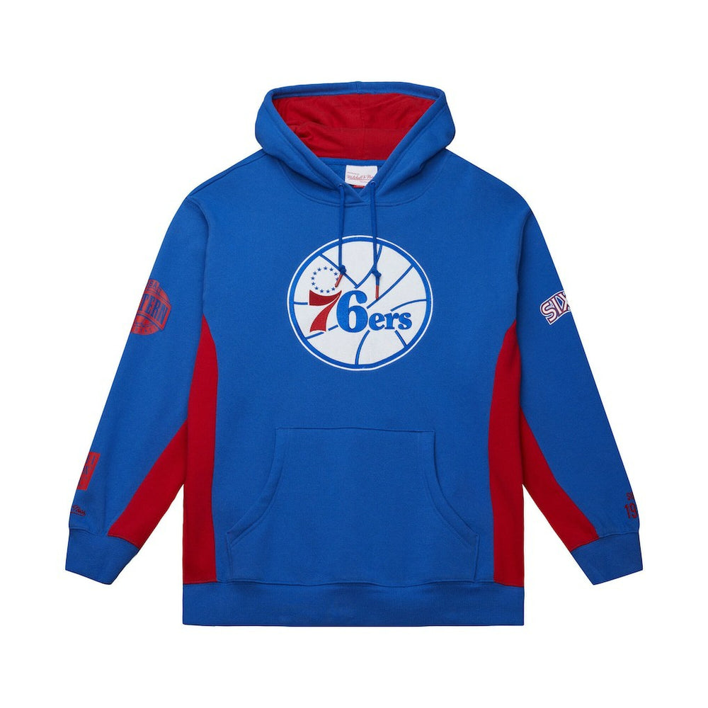Royal Philadelphia 76ers Hardwood Classics Team Origins Fleece Pullover Hoodie | NBA