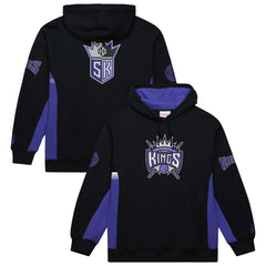 Black Sacramento Kings Hardwood Classics Team Origins Fleece Pullover Hoodie | NBA