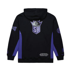 Black Sacramento Kings Hardwood Classics Team Origins Fleece Pullover Hoodie | NBA