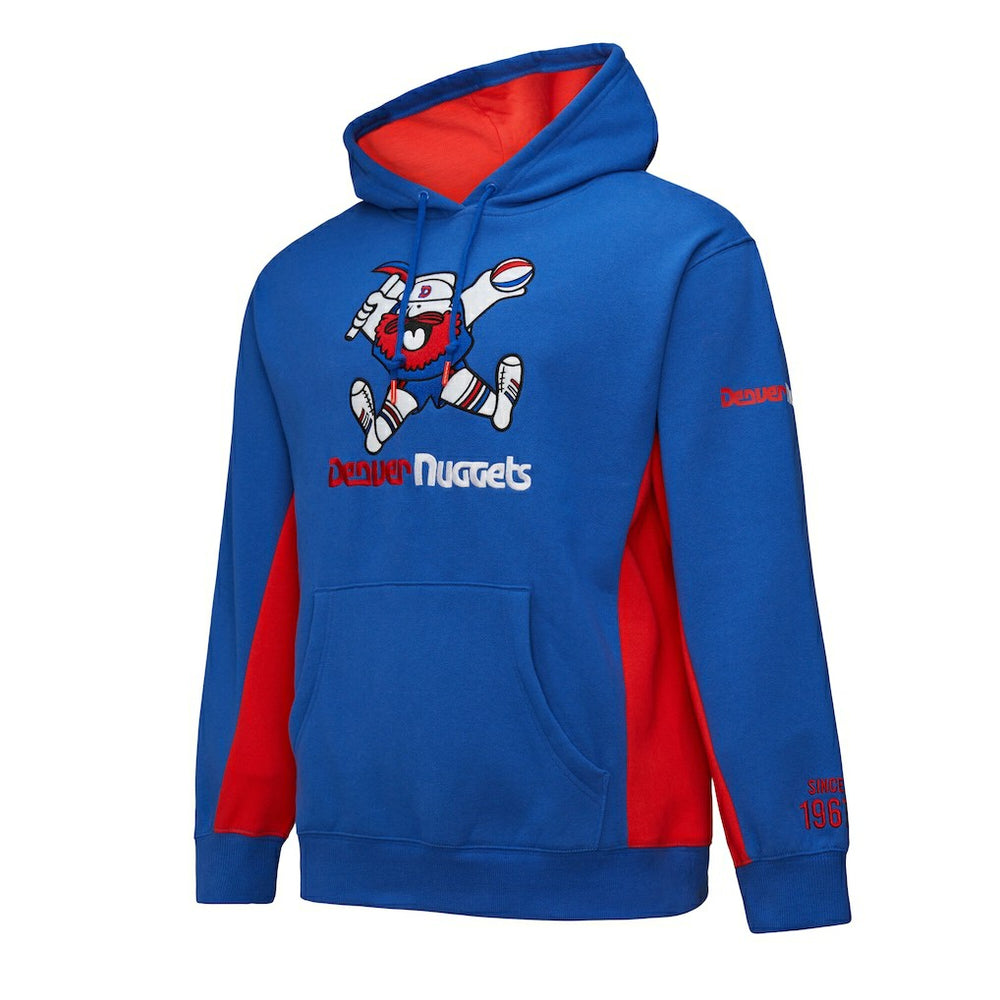 Royal Denver Nuggets Hardwood Classics Team Origins Fleece Pullover Hoodie sale | NBA
