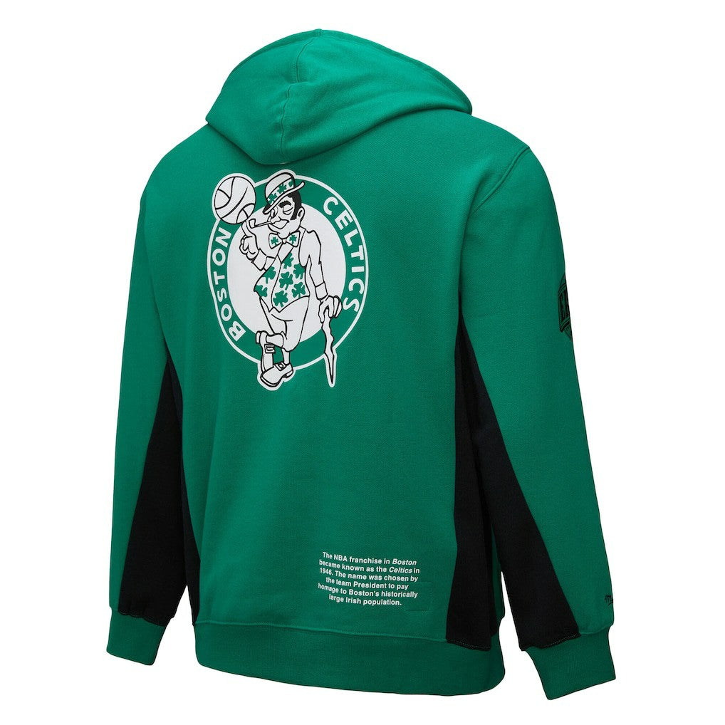 Kelly Green Boston Celtics Hardwood Classics Team Origins Fleece Pullover Hoodie | NBA