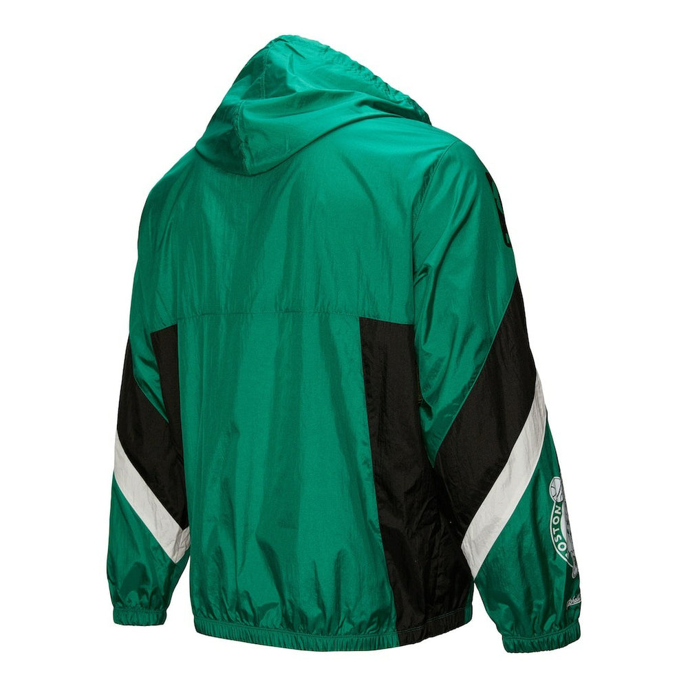 Kelly Green Boston Celtics Hardwood Classics Team Origins Anorak Quarter-Zip Windbreaker Jacket | NBA