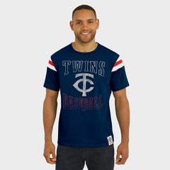 Minnesota Twins Darius Rucker Collection by Fanatics Distressed Sleeve Stripe T-Shirt - MLB T-shirts