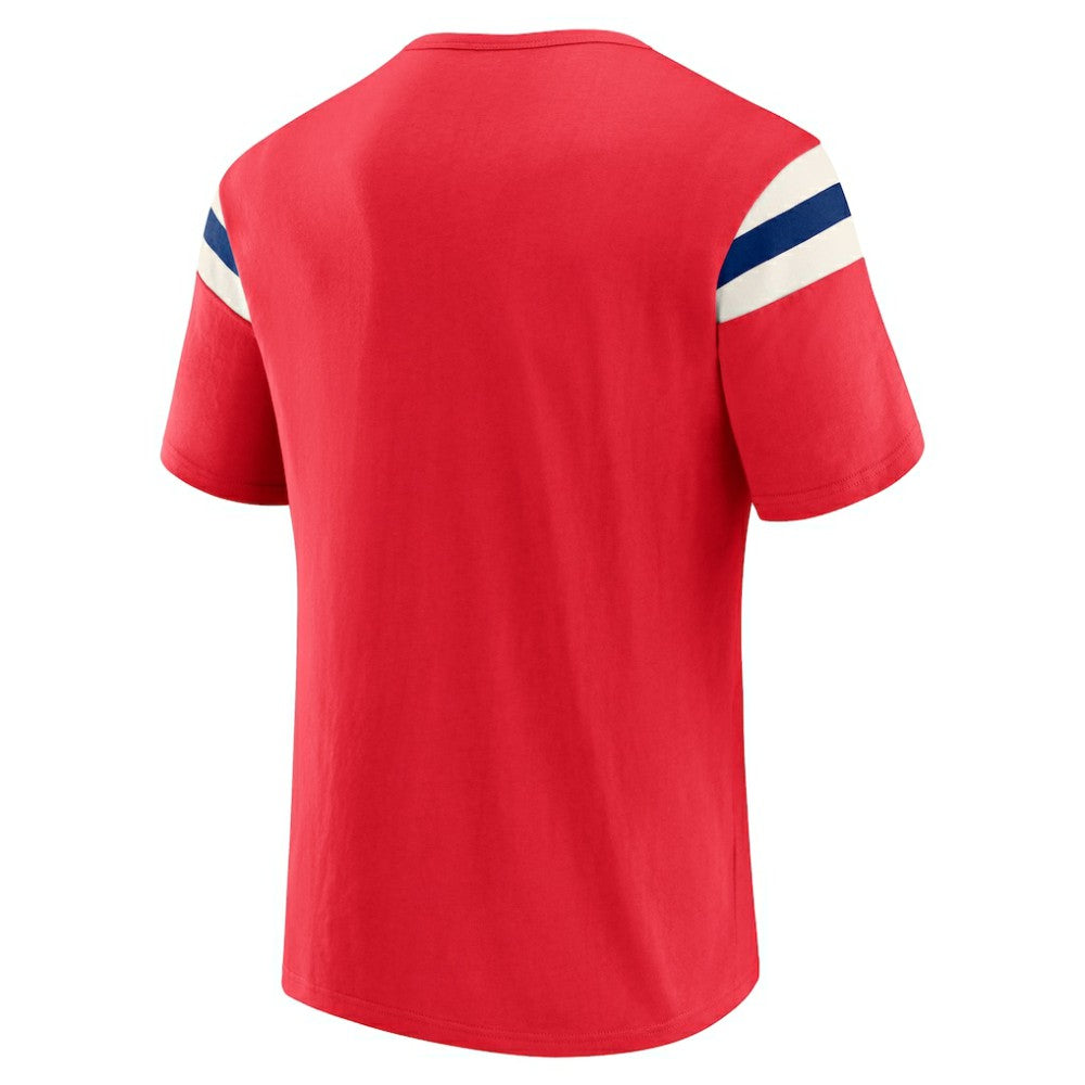 Philadelphia Phillies Darius Rucker Collection by Fanatics Distressed Sleeve Stripe T-Shirt - MLB T-shirts