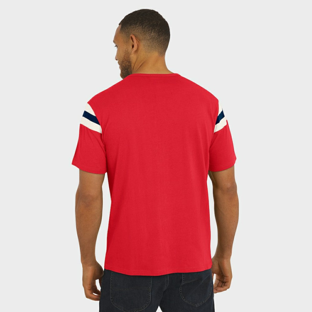 St. Louis Cardinals Darius Rucker Collection by Fanatics Distressed Sleeve Stripe T-Shirt - MLB T-shirts