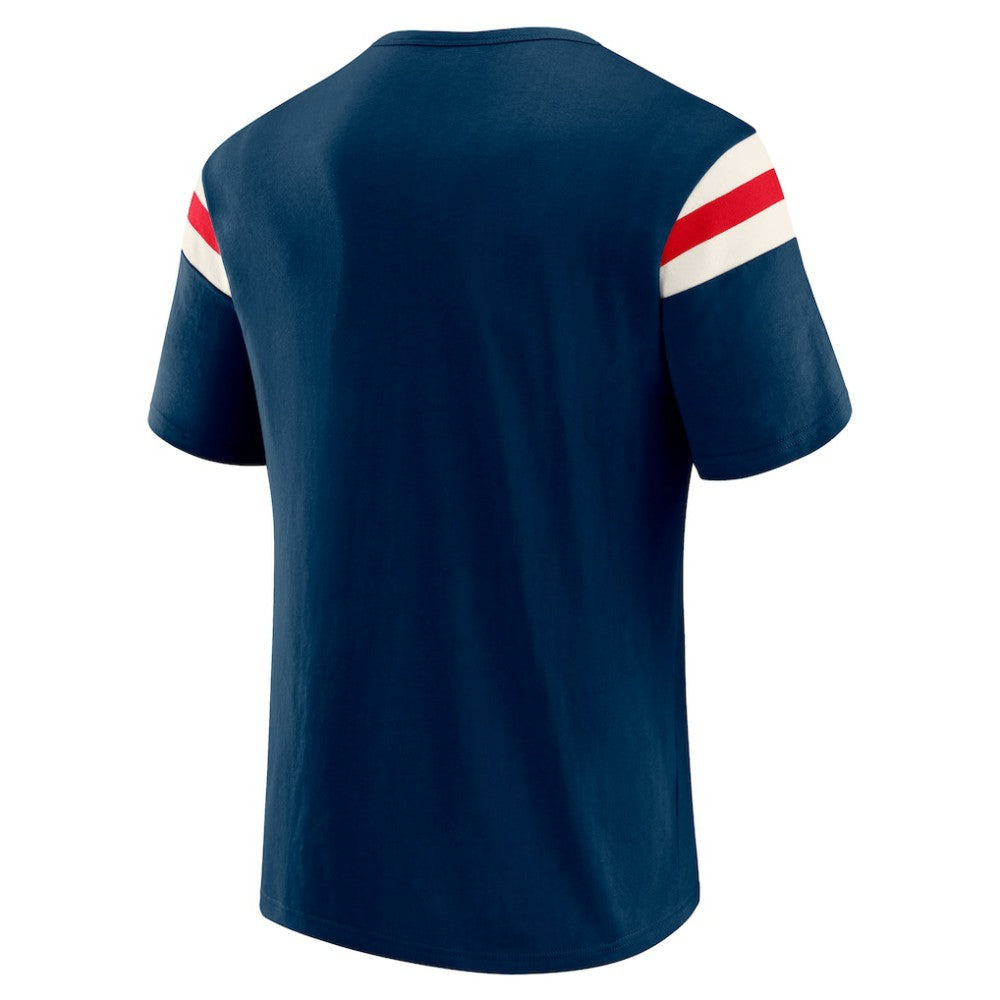 Boston Red Sox Darius Rucker Collection by Fanatics Distressed Sleeve Stripe T-Shirt - MLB T-shirts