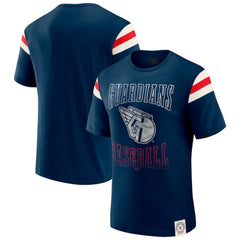 Cleveland Guardians Darius Rucker Collection by Fanatics Distressed Sleeve Stripe T-Shirt - MLB T-shirts