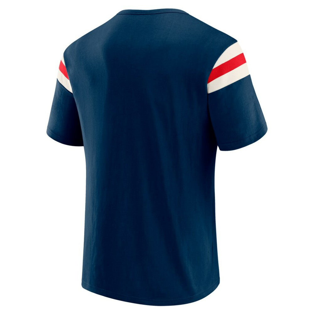 Cleveland Guardians Darius Rucker Collection by Fanatics Distressed Sleeve Stripe T-Shirt - MLB T-shirts
