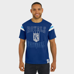 Kansas City Royals Darius Rucker Collection by Fanatics Distressed Sleeve Stripe T-Shirt - MLB T-shirts