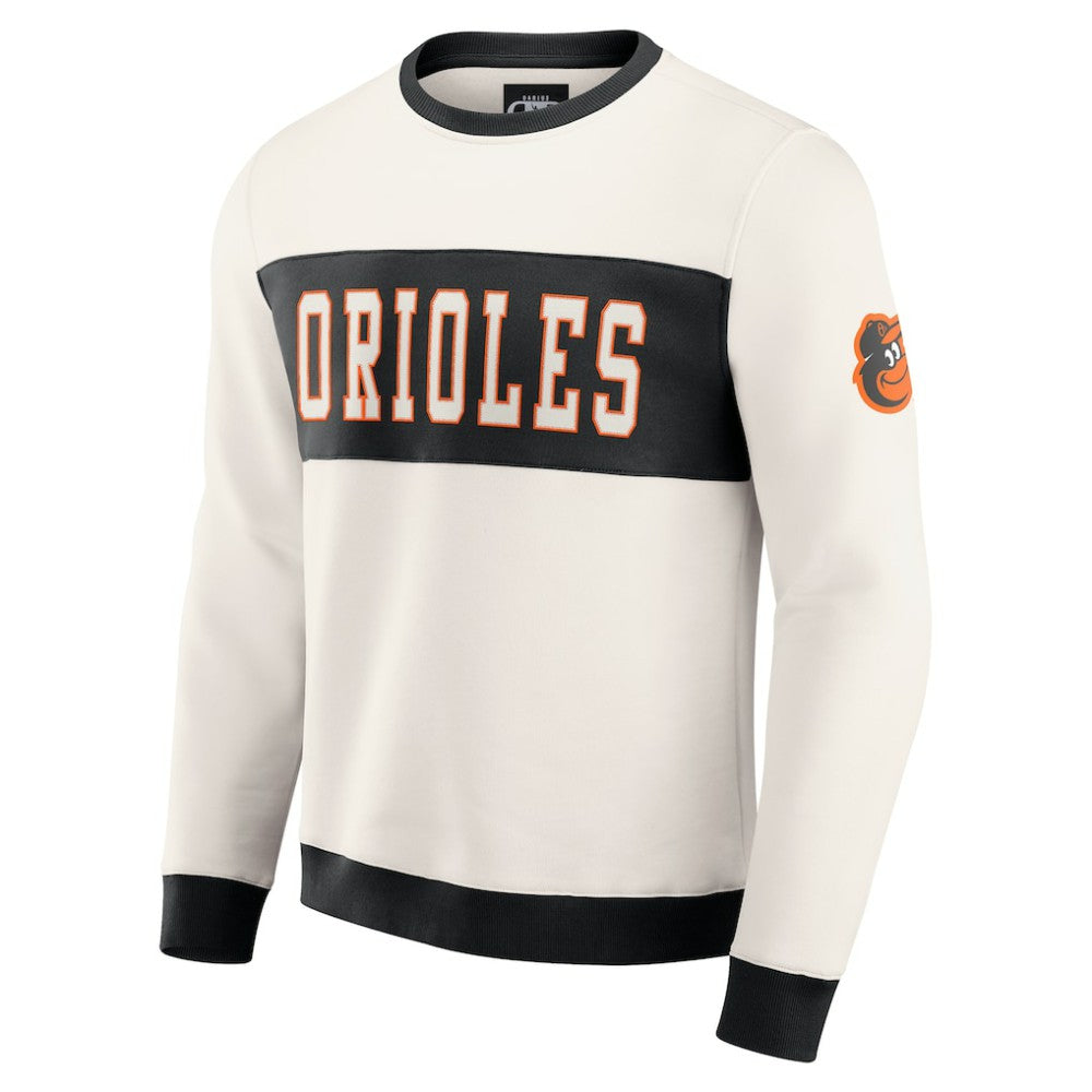 Baltimore Orioles Darius Rucker Collection by Fanatics Colorblock Crewneck Sweatshirt - MLB Sweatshirts