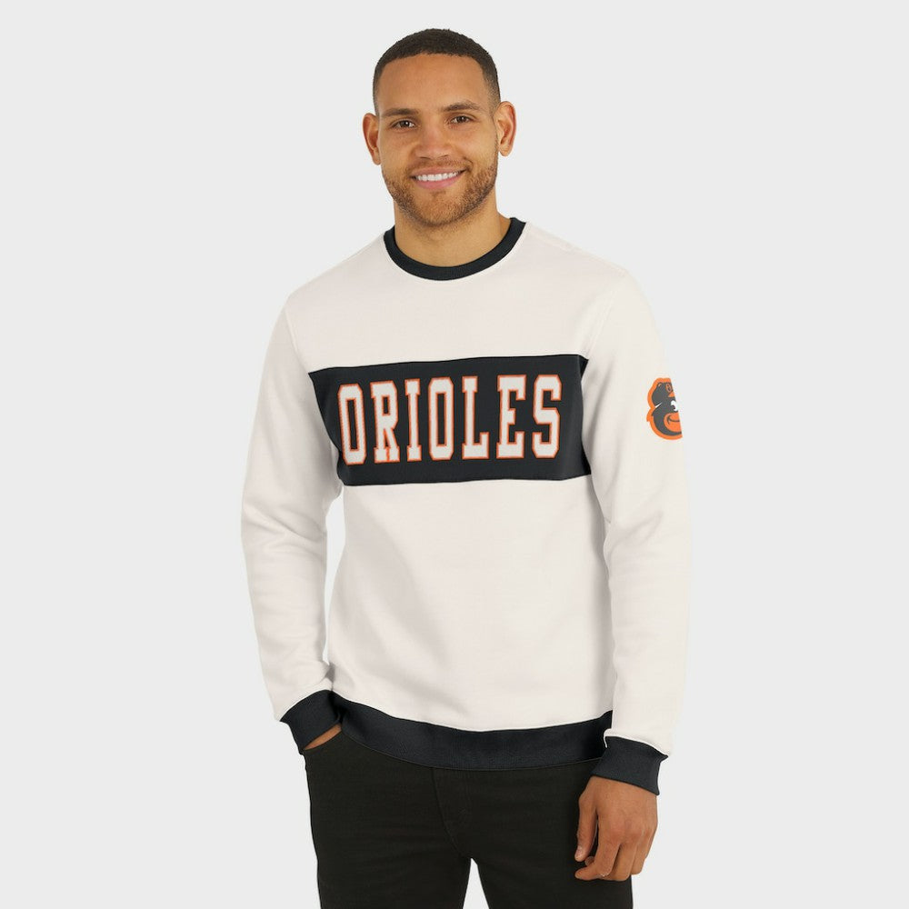 Baltimore Orioles Darius Rucker Collection by Fanatics Colorblock Crewneck Sweatshirt - MLB Sweatshirts