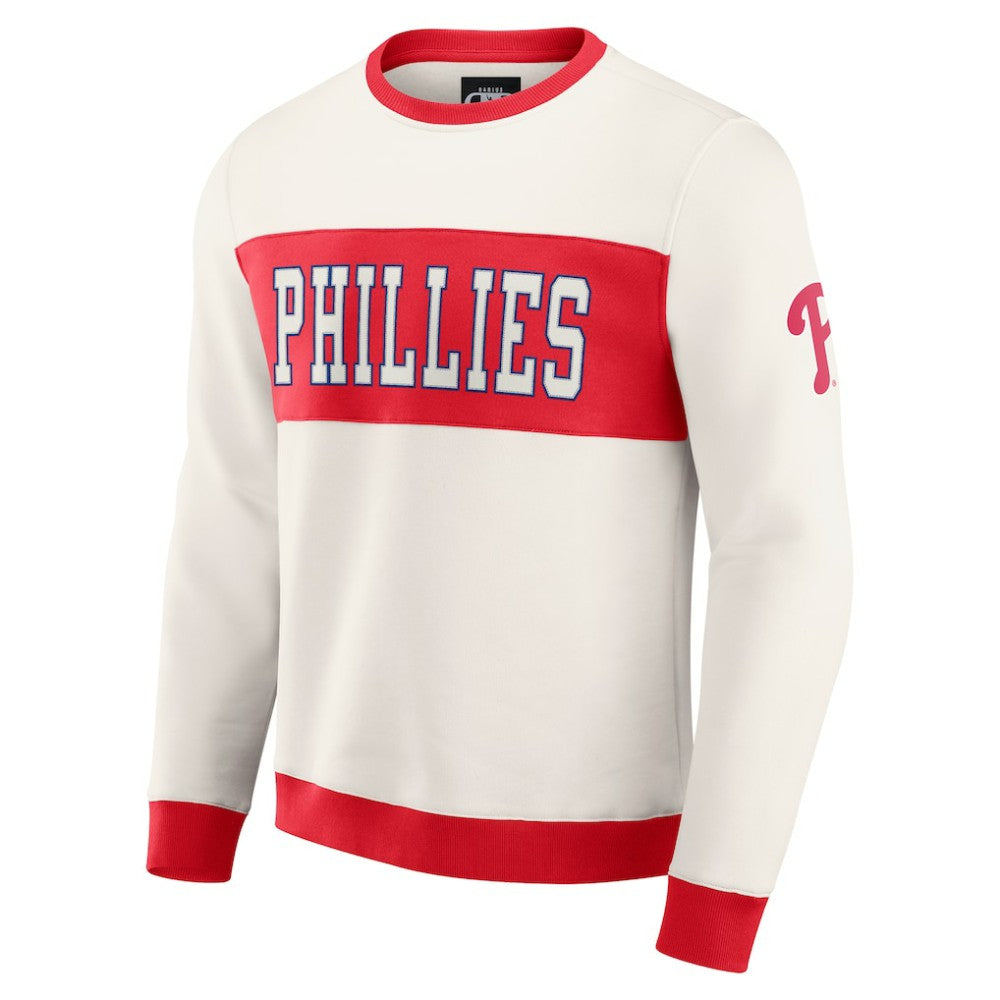 Philadelphia Phillies Darius Rucker Collection by Fanatics Colorblock Crewneck Sweatshirt - MLB Sweatshirts