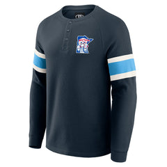 Minnesota Twins Darius Rucker Collection by Fanatics Waffle-Knit Raglan Long Sleeve Henley T-Shirt - MLB T-shirts
