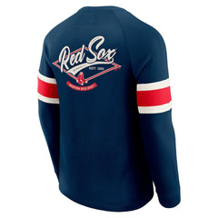 Boston Red Sox Darius Rucker Collection by Fanatics Waffle-Knit Raglan Long Sleeve Henley T-Shirt - MLB T-shirts