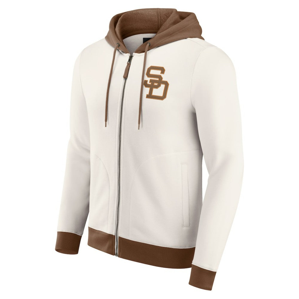 San Diego Padres Darius Rucker Collection by Fanatics Men's Polar Fleece Full-Zip Hoodie - MLB Hoodies