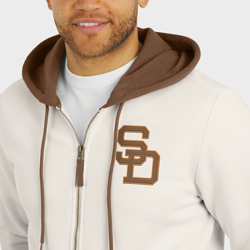 San Diego Padres Darius Rucker Collection by Fanatics Men's Polar Fleece Full-Zip Hoodie - MLB Hoodies