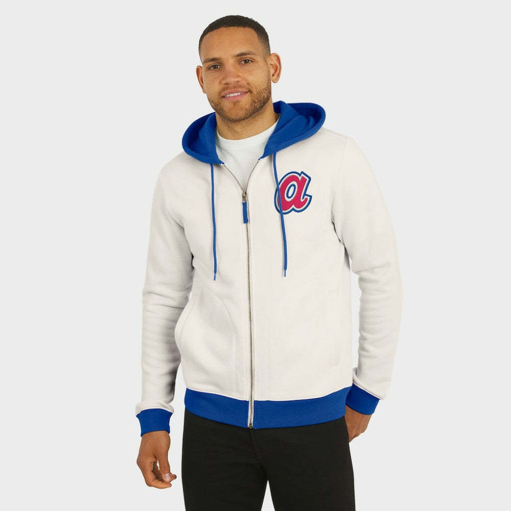 Atlanta Braves Darius Rucker Collection by Fanatics Men's Polar Fleece Full-Zip Hoodie - MLB Hoodies