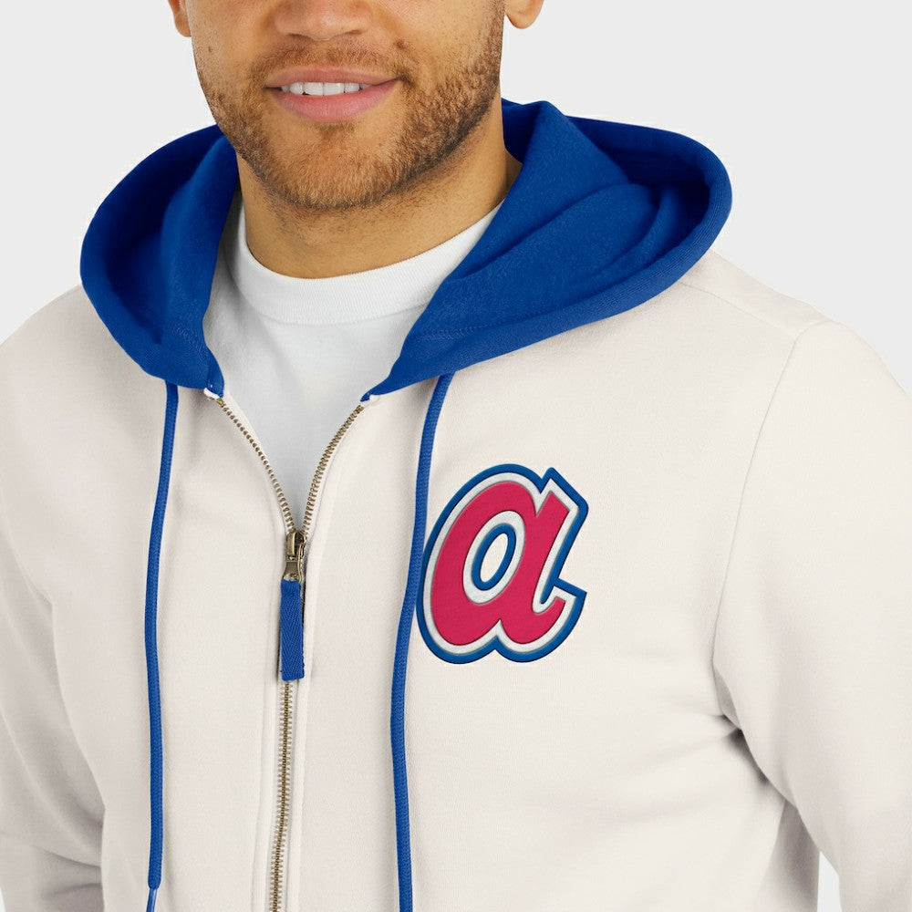 Atlanta Braves Darius Rucker Collection by Fanatics Men's Polar Fleece Full-Zip Hoodie - MLB Hoodies