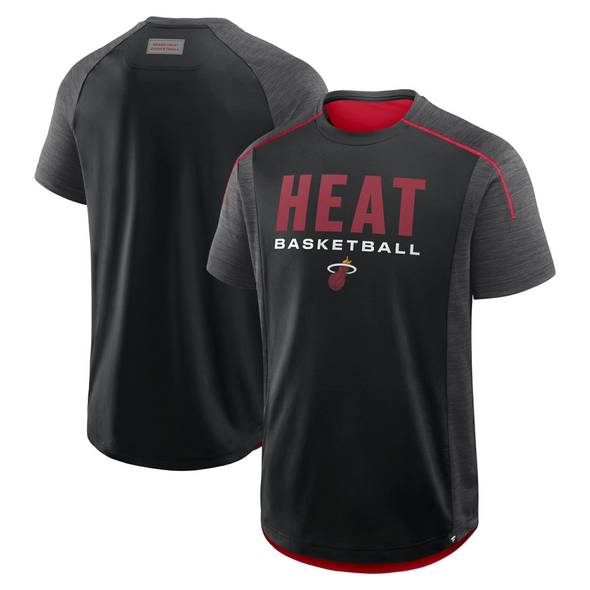 Black Miami Heat Inbound Pass Play Practice T-Shirt | NBA