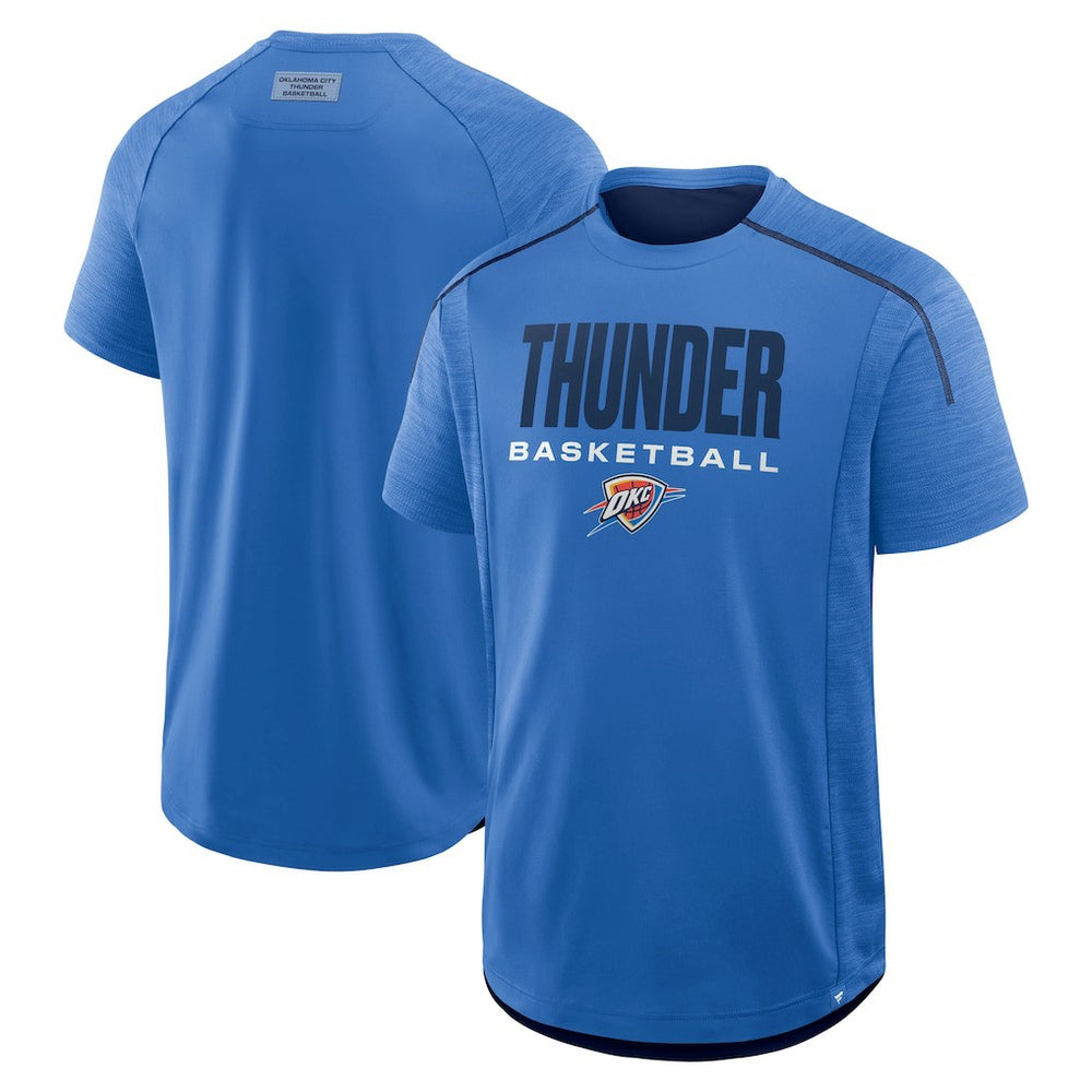 Blue Oklahoma City Thunder Inbound Pass Play Practice T-Shirt | NBA