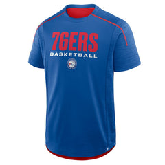 Royal Philadelphia 76ers Inbound Pass Play Practice T-Shirt | NBA