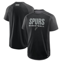 Black San Antonio Spurs Inbound Pass Play Practice T-Shirt | NBA