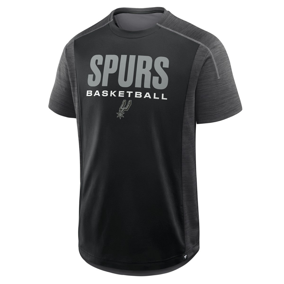 Black San Antonio Spurs Inbound Pass Play Practice T-Shirt | NBA