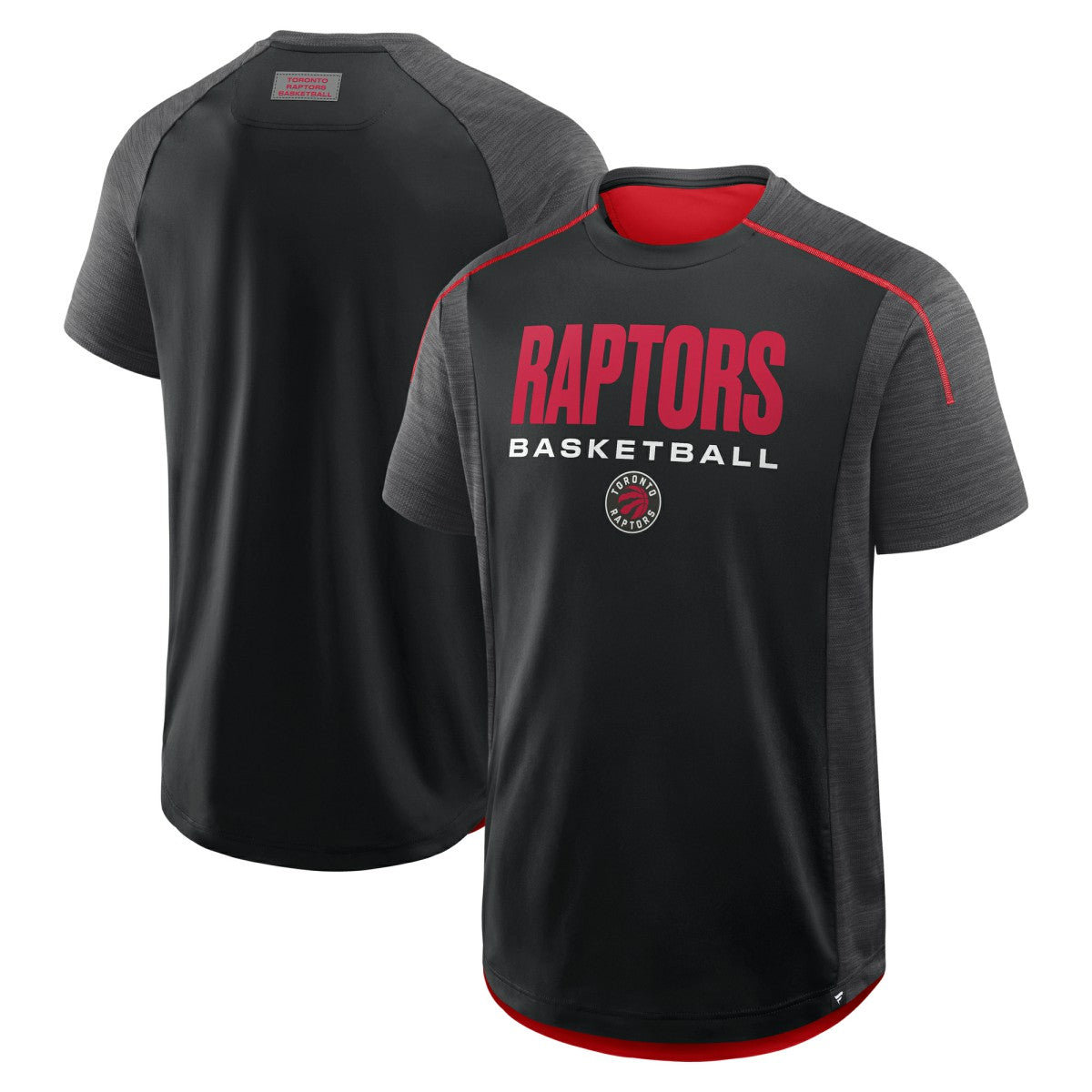 Black Toronto Raptors Inbound Pass Play Practice T-Shirt | NBA
