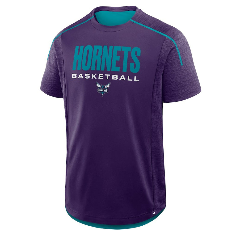 Purple Charlotte Hornets Inbound Pass Play Practice T-Shirt | NBA