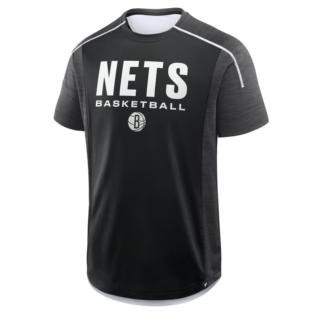 Black Brooklyn Nets Inbound Pass Play Practice T-Shirt | NBA