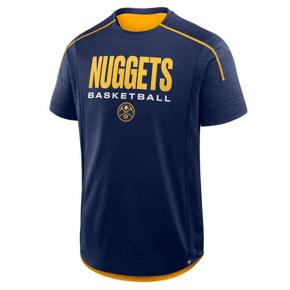 Navy Denver Nuggets Inbound Pass Play Practice T-Shirt sale | NBA