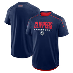 Navy LA Clippers Inbound Pass Play Practice T-Shirt | NBA