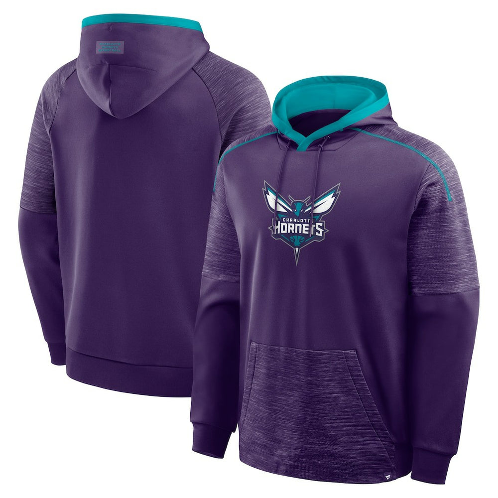 Purple Charlotte Hornets Pick & Roll Defender Pullover Hoodie | NBA