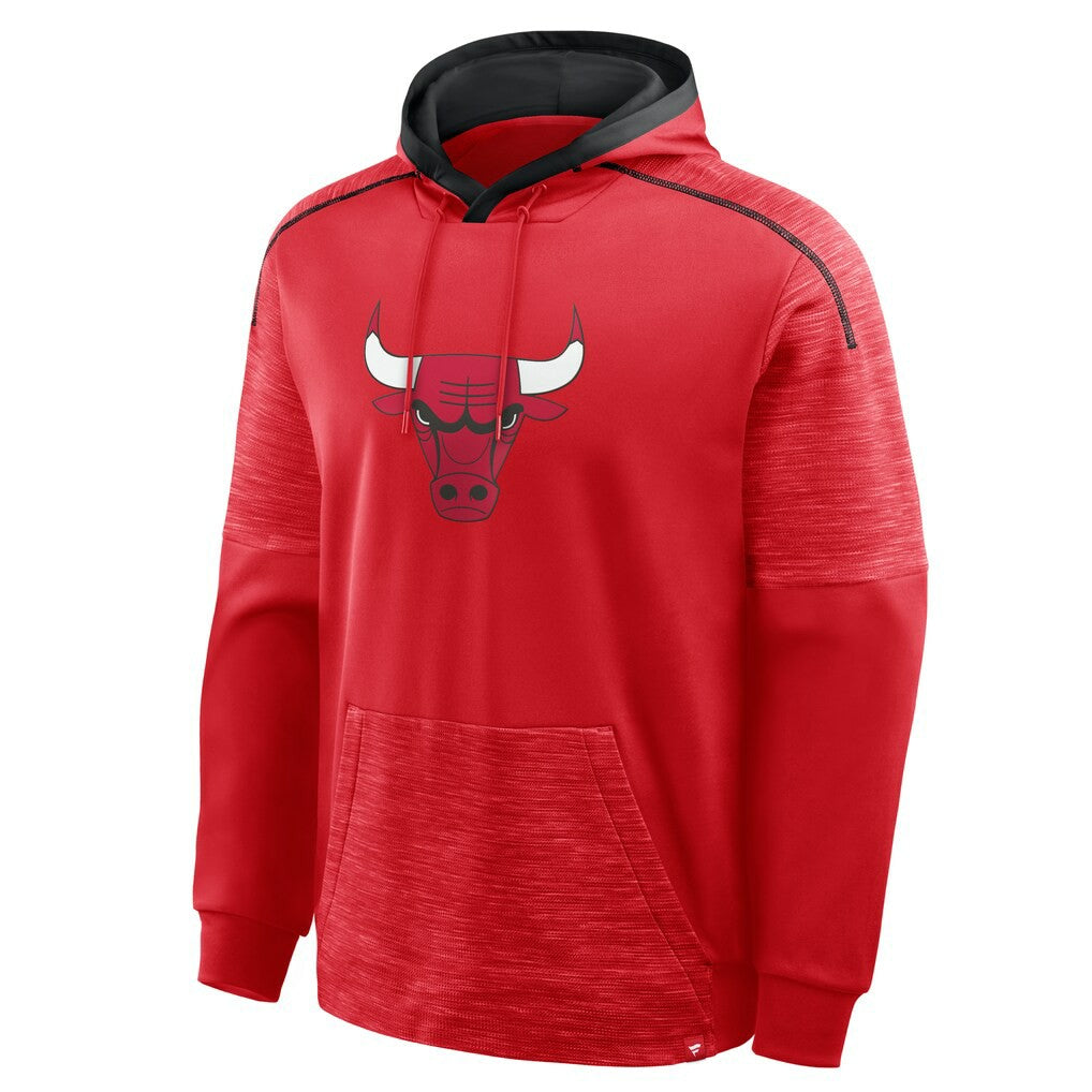 Red Chicago Bulls Pick & Roll Defender Pullover Hoodie | NBA