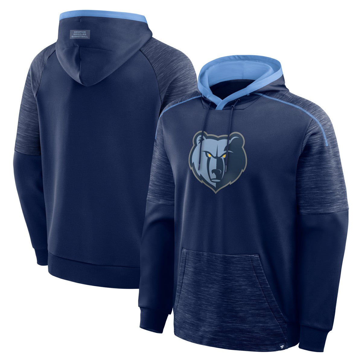 Navy Memphis Grizzlies Pick & Roll Defender Pullover Hoodie | NBA