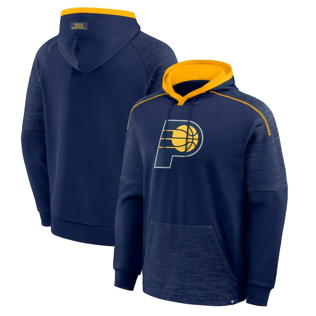 Navy Indiana Pacers Pick & Roll Defender Pullover Hoodie | NBA