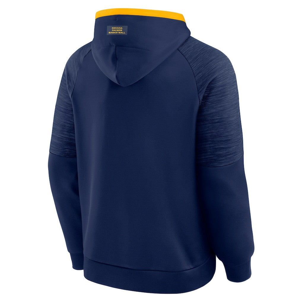 Navy Indiana Pacers Pick & Roll Defender Pullover Hoodie | NBA