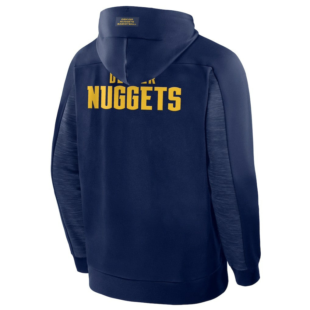 Navy Denver Nuggets Back Door Cut Play Defender Full-Zip Hoodie sale | NBA