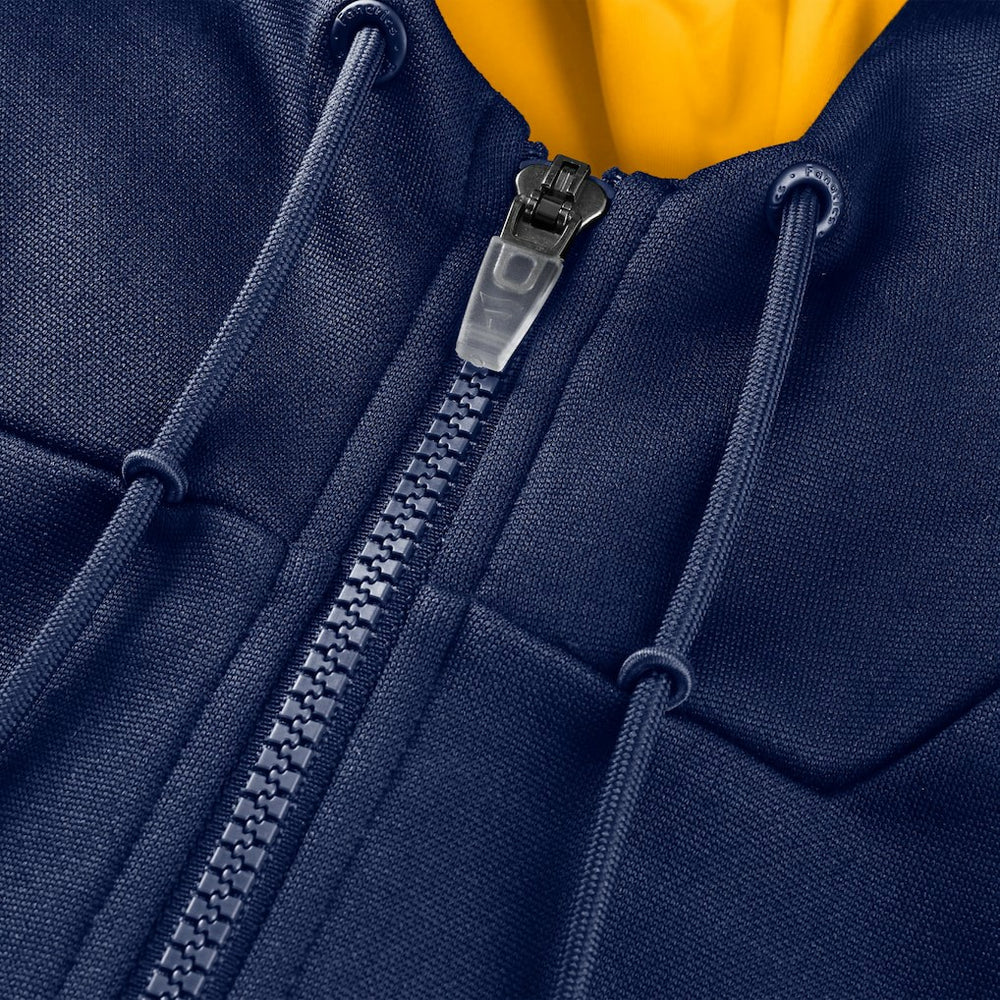 Navy Denver Nuggets Back Door Cut Play Defender Full-Zip Hoodie sale | NBA