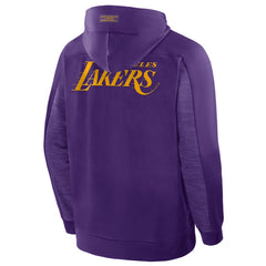 Purple Los Angeles Lakers Back Door Cut Play Defender Full-Zip Hoodie | NBA
